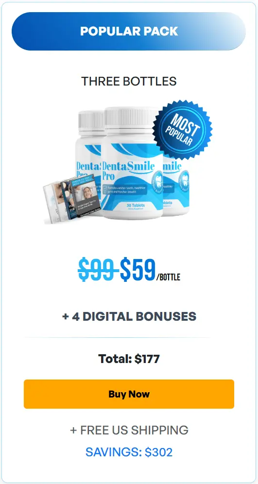 dentasmile pro buy 3 bottle